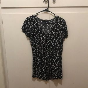 🖤Black Floral Romper🖤